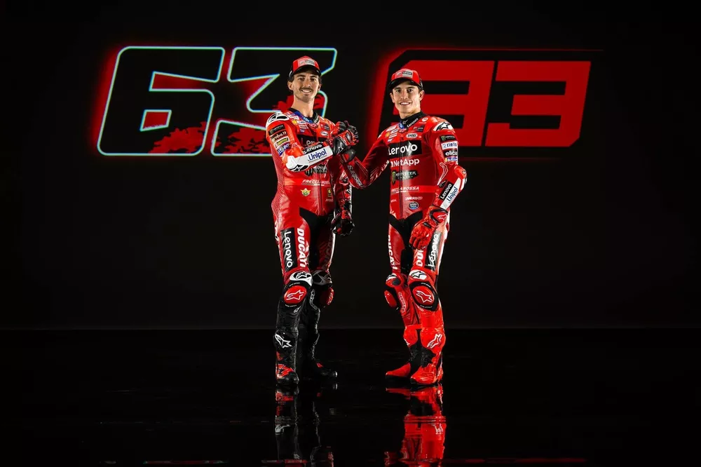 Francesco Bagnaia, Marc M&aacute;rquez, Ducati Team 

