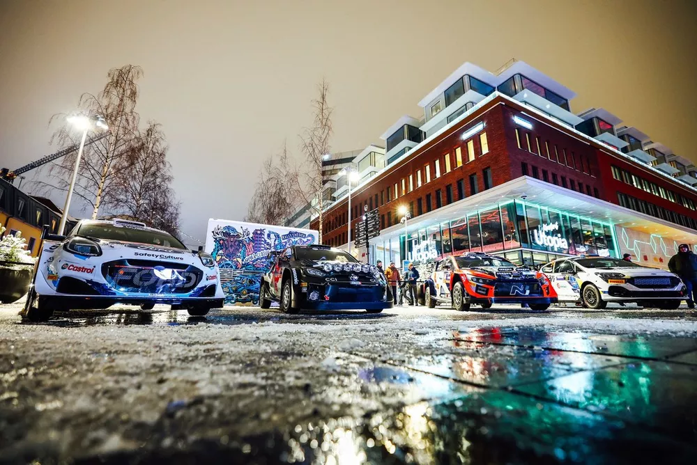 Gr&eacute;goire Munster, Louis Louka, M-Sport Ford World Rally Team Ford Puma Rally1, Elfyn Evans, Scott Martin, Toyota Gazoo Racing WRT Toyota GR Yaris Rally1, Esapekka Lappi, Janne Ferm, Hyundai World Rally Team Hyundai i20 N Rally1