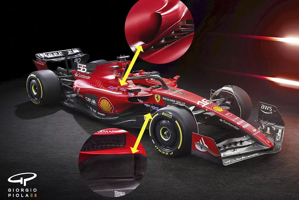 Conducto S del Ferrari SF-23
