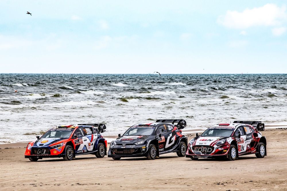 Thierry Neuville, Martijn Wydaeghe, Hyundai World Rally Team Hyundai i20 N Rally1, Martins Sesks, Renars Francis, M-Sport Ford World Rally Team Ford Puma Rally1, Sébastien Ogier, Vincent Landais, Toyota Gazoo Racing WRT Toyota GR Yaris Rally1