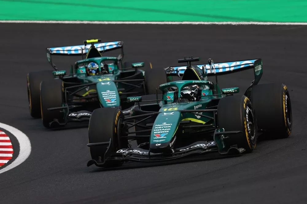 Lance Stroll, Aston Martin Racing, Fernando Alonso, Aston Martin Racing