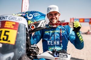 Santolino asume un Dakar "de menos a m&aacute;s" por su lesi&oacute;n y espera "luchar alguna etapa"