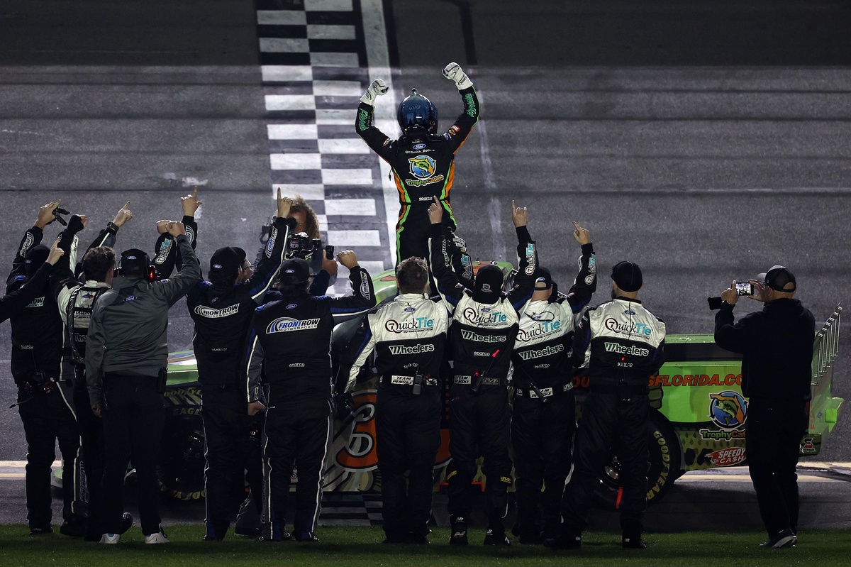 'Faith' not 'luck' focus of Chandler Smith NASCAR Truck Daytona win