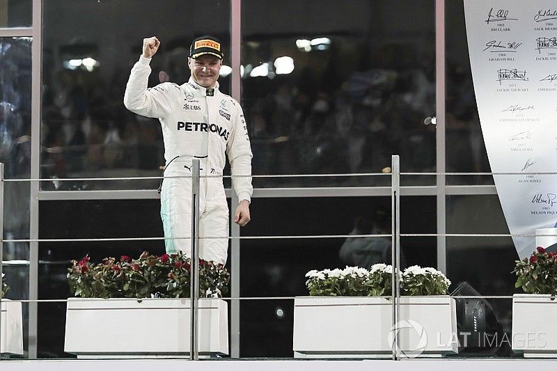 Podium: race winner Valtteri Bottas, Mercedes AMG F1