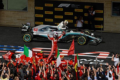 Raikkonen gana en Estados Unidos y Hamilton tercero