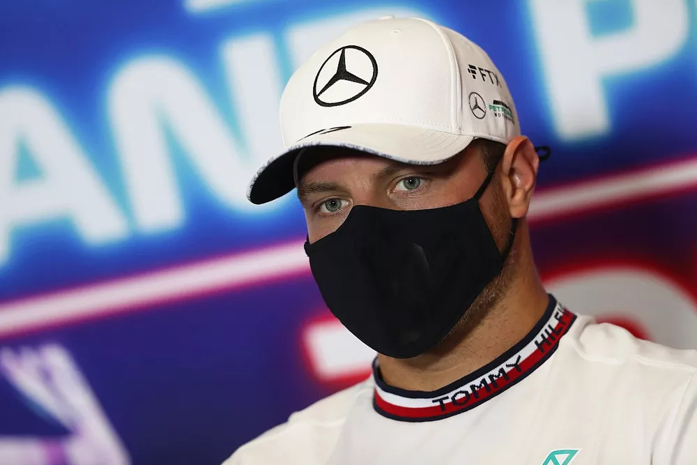 Valtteri Bottas, Mercedes at the press conference