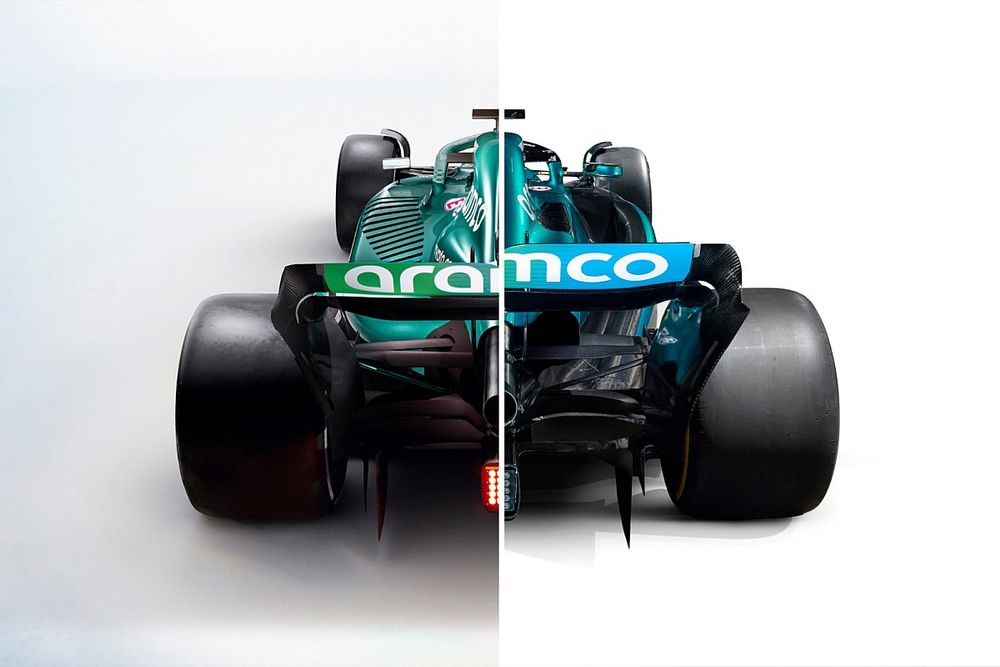 Comparación Aston Martin AMR22 vs AMR23