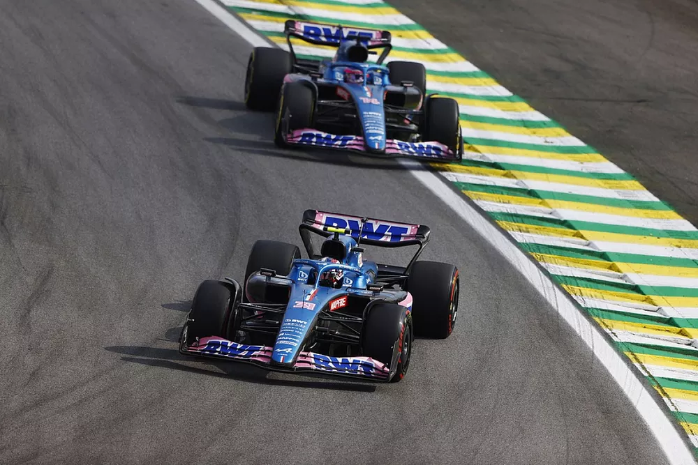 Esteban Ocon, Alpine A522, Fernando Alonso, Alpine A522