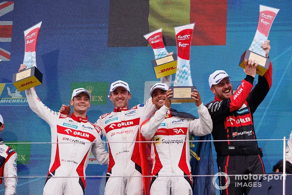 Podio: #41 Team WRT Oreca 07 - Gibson: Rui Andrade, Robert Kubica, Louis Deletraz