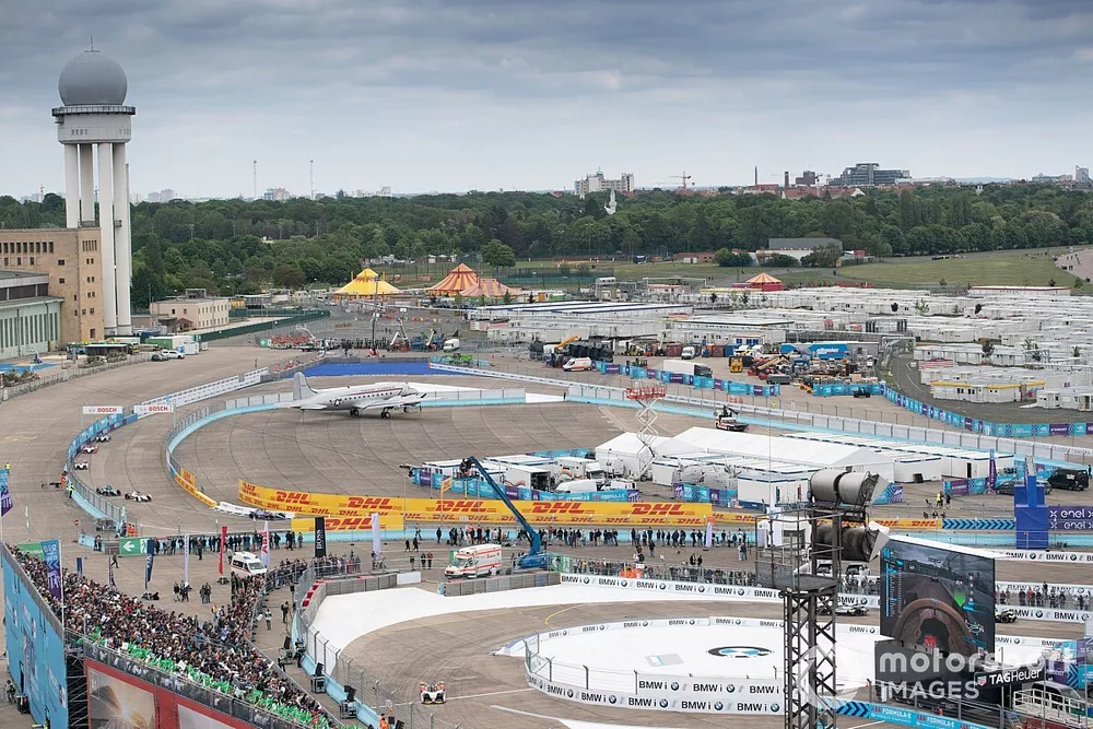 Action around Berlin's Tempelhof Airport
