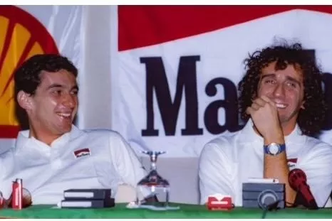 Ayrton Senna e Alain Prost