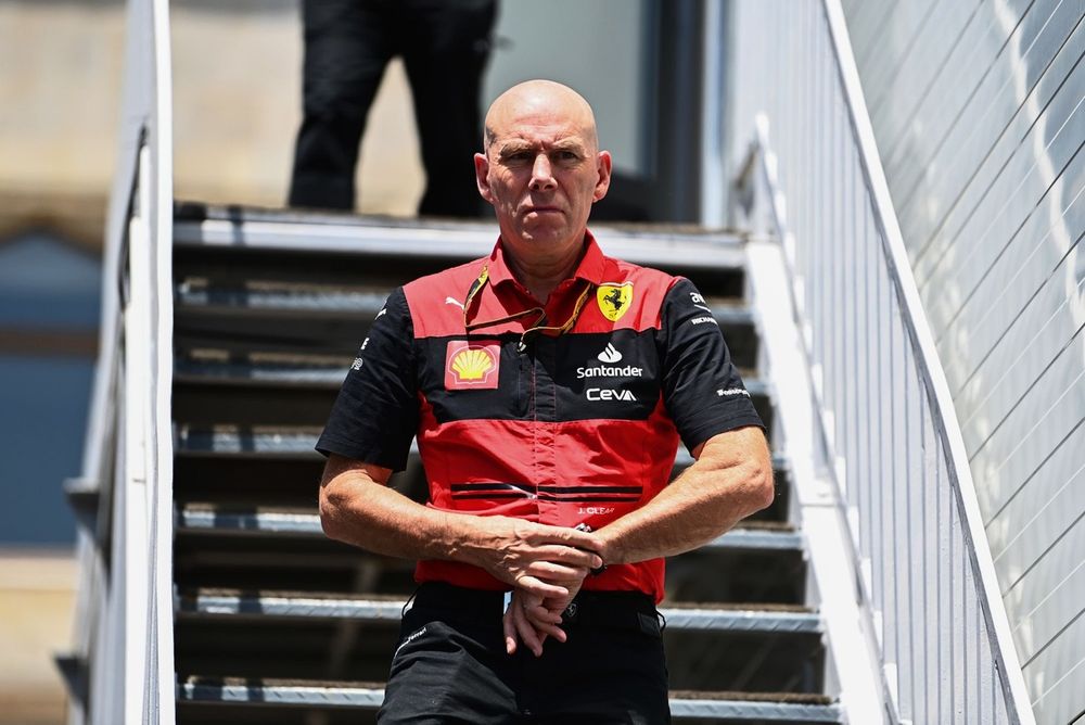 Jock Clear, entrenador de pilotos, Ferrari