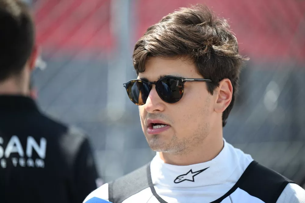Caio Collet, Nissan Formula E Team, on the grid 