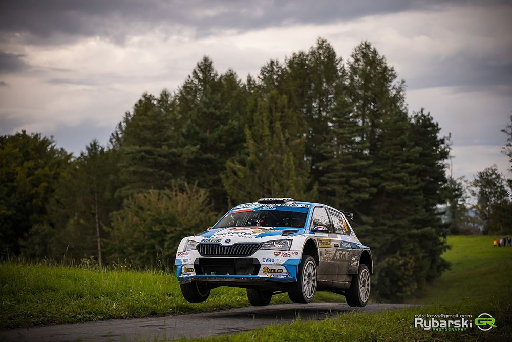 Jan Kopeck&yacute;, Jan Hlou&scaron;ek, Skoda Fabia Rally2 evo