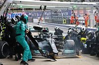 F1: Parada de Bottas ajudou Hamilton a colocar intermediários no GP da Rússia