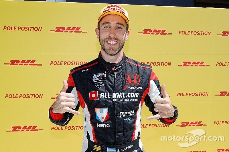 Pole sitter Esteban Guerrieri, ALL-INKL.COM Münnich Motorsport Honda Civic Type R TCR