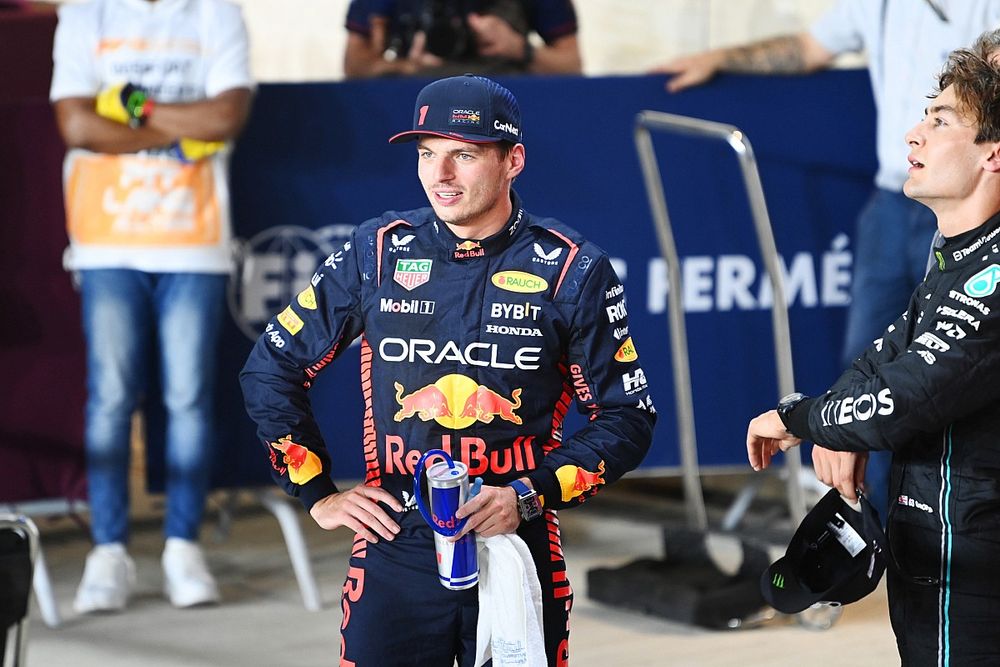 Pole man Max Verstappen, Red Bull Racing