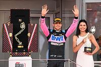 Ocon: "Hay que mantener los pies en el suelo tras el podio"