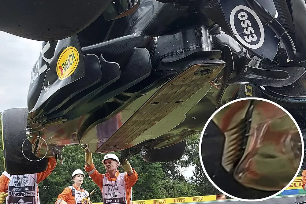 Red Bull B19 underfloor (straked edge wing)