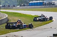 IndyCar Road America: Fuertes accidentes en FP2, O'Ward top 10, Canapino 24°