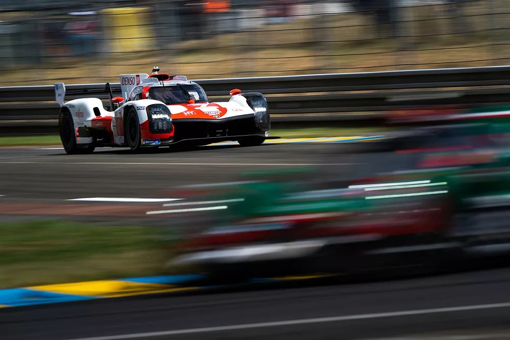 #7 Toyota Gazoo Racing Toyota GR010 Hybrid of Mike Conway, Kamui Kobayashi, Jose Maria Lopez