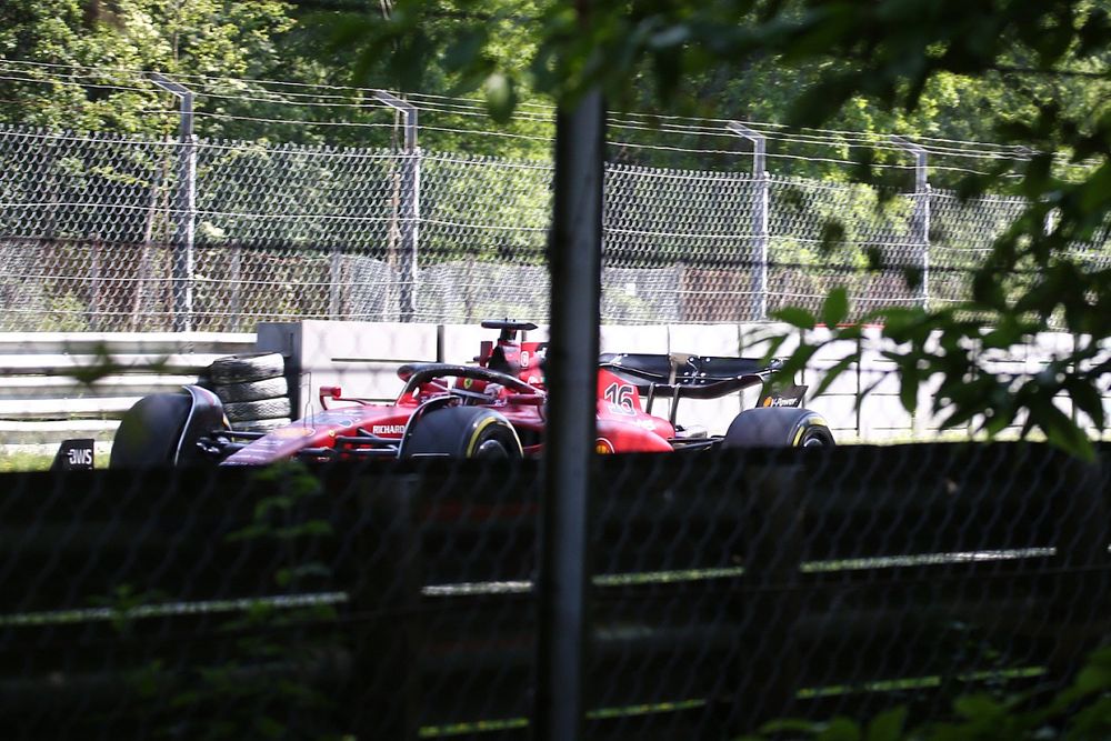 Charles Leclerc, Ferrari F1-75, during Filming day in Monza 