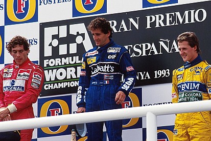 GALERÍA: hace 25 años un podio unió a tres grandes de F1