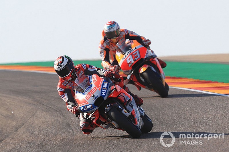 Ducati in Aragon nur von Marquez gestoppt: