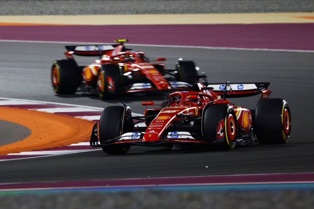 Charles Leclerc, Ferrari SF-24, Carlos Sainz, Ferrari SF-24