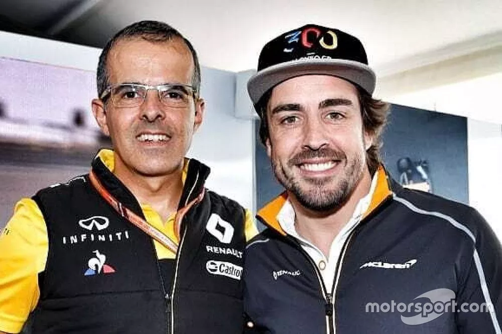 Ricardo Penteado e Fernando Alonso em 2018