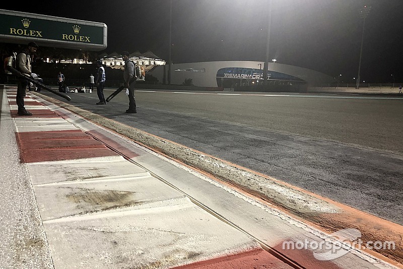 Paint caused crumbling kerb in Abu Dhabi