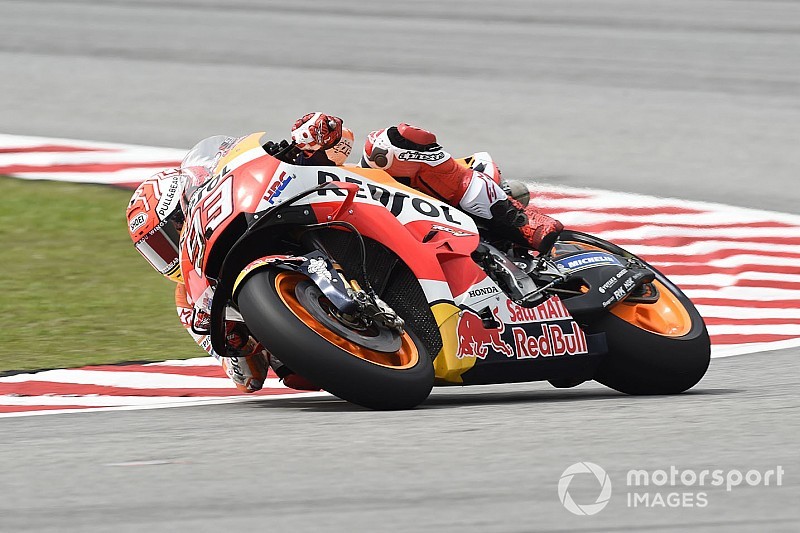Vier Marquez-Saves in einem Training: