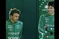 V&iacute;deo: la an&eacute;cdota del ni&ntilde;o, Alonso y el &iacute;dolo de Stroll en la presentaci&oacute;n