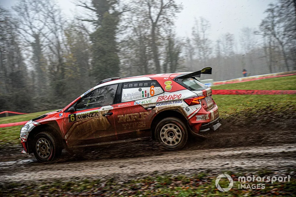 Andrea Mabellini, Virginia Lenzi, Team MRF Tyres, Skoda Fabia Rally2 Evo