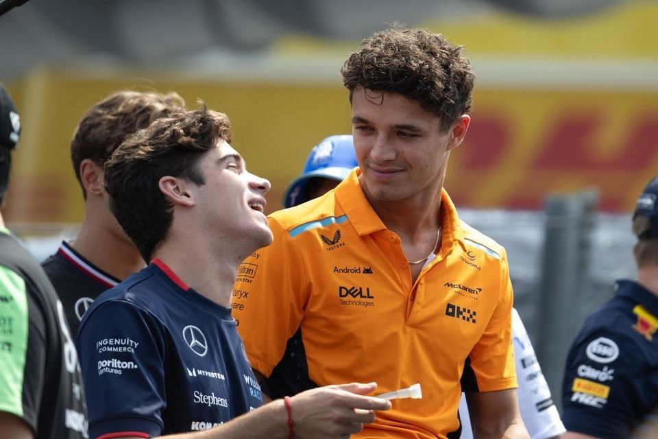 Franco Colapinto, Williams Racing, Lando Norris, McLaren F1 Team