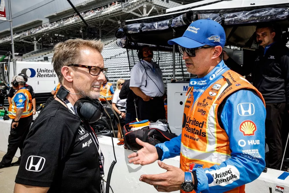 Graham Rahal, Rahal Letterman Lanigan Racing Honda, Kenny Brack