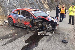 Tremendo accidente de Tanak, Evans se pone líder en Montecarlo
