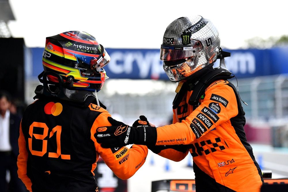 Lando Norris, McLaren, Oscar Piastri