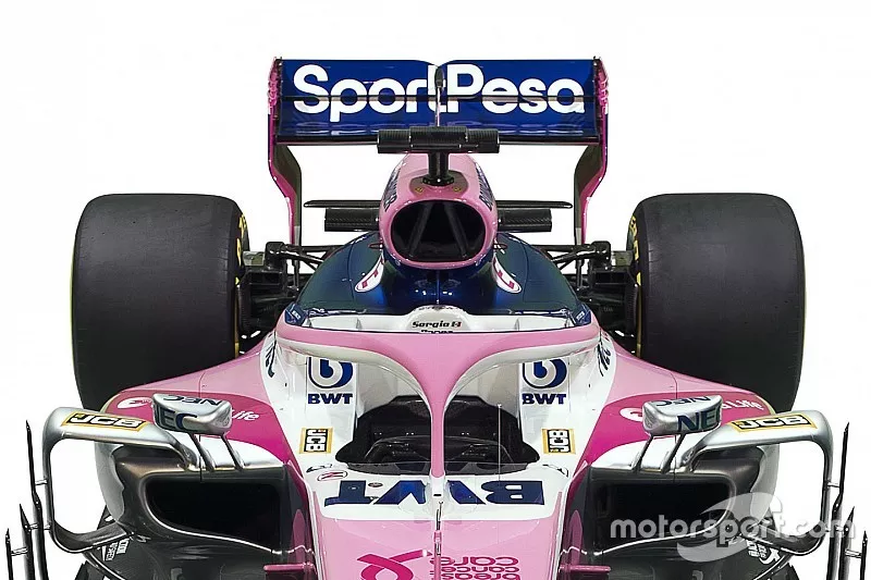 D&eacute;tail de la livr&eacute;e Racing Point 