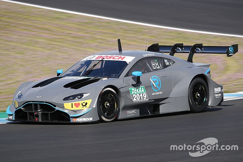 DTM-wagen Aston Martin beleeft baandebuut op Jerez