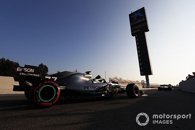 Mercedes W10, mely Hamilton hatodik világbajnoki címét jelentheti