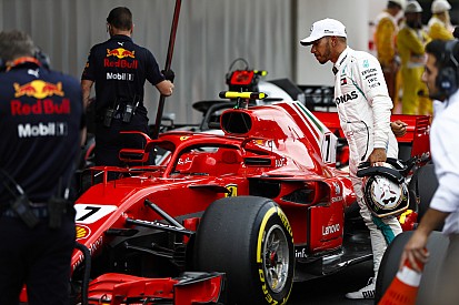 Hamilton sebut ada "trik" khusus di balik kemenangan Ferrari