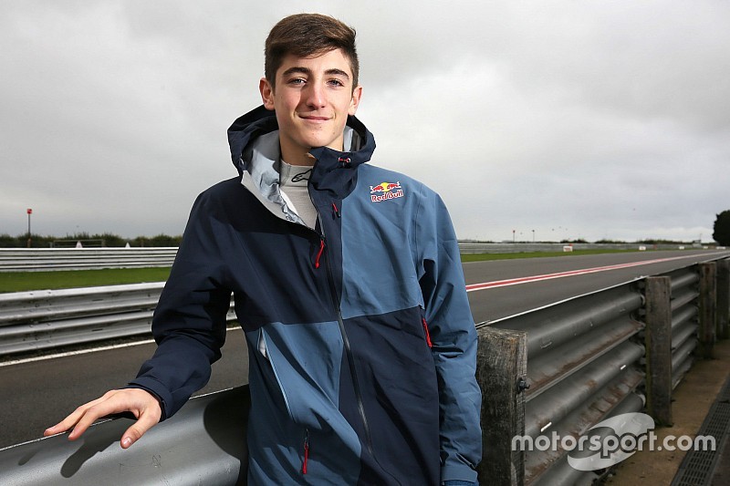 Red Bull-junior Jack Doohan racet in 2019 in Euroformula Open