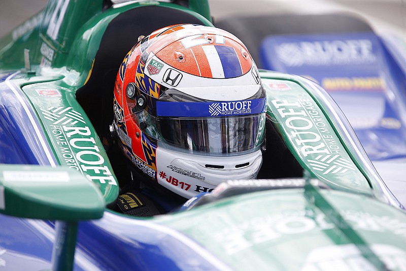 IndyCar Detroit: Alex Rossi im Regen auf Pole für Rennen 2