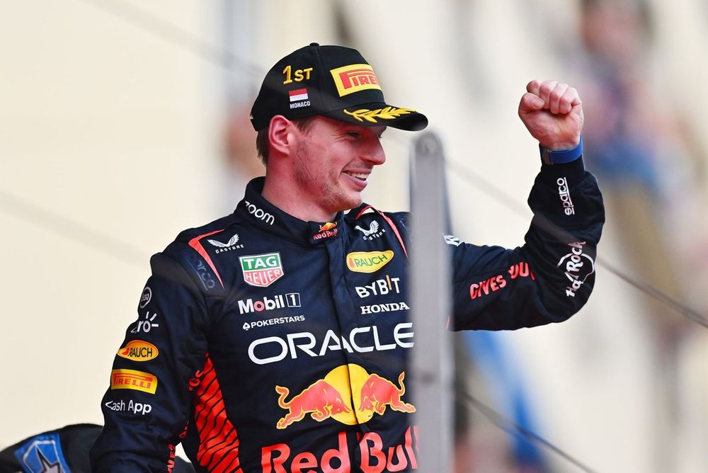Podium: Max Verstappen, Red Bull Racing