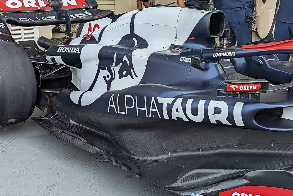 D&eacute;tails techniques de l'AlphaTauri AT04