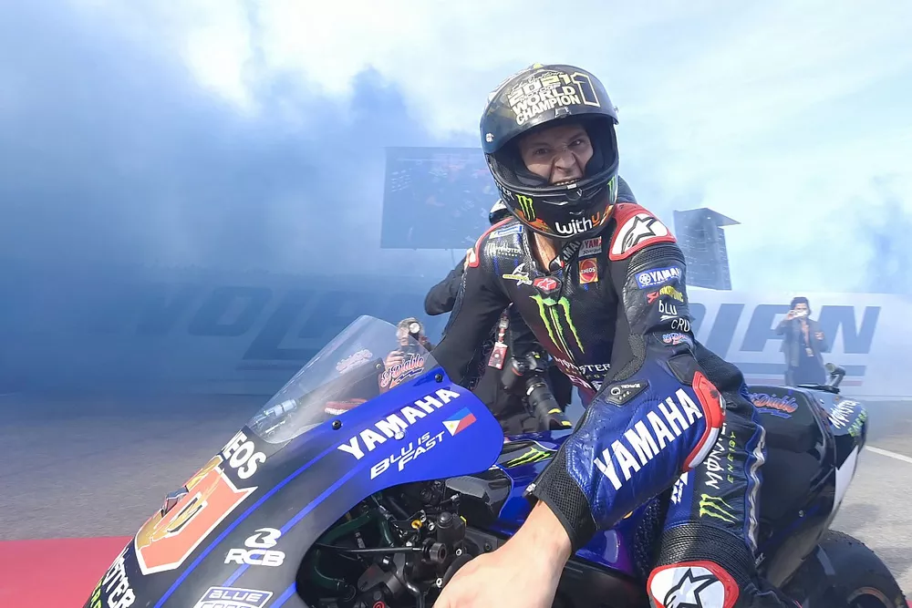 World Champion Fabio Quartararo, Yamaha Factory Racing celebrates