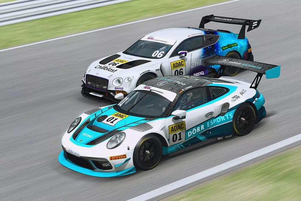 Moritz L&ouml;hner become three-time ADAC GT Masters Esports champion