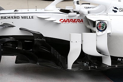 Sauber: nuovo attacco del barge board al telaio e pellicola antiaderente sulla C37