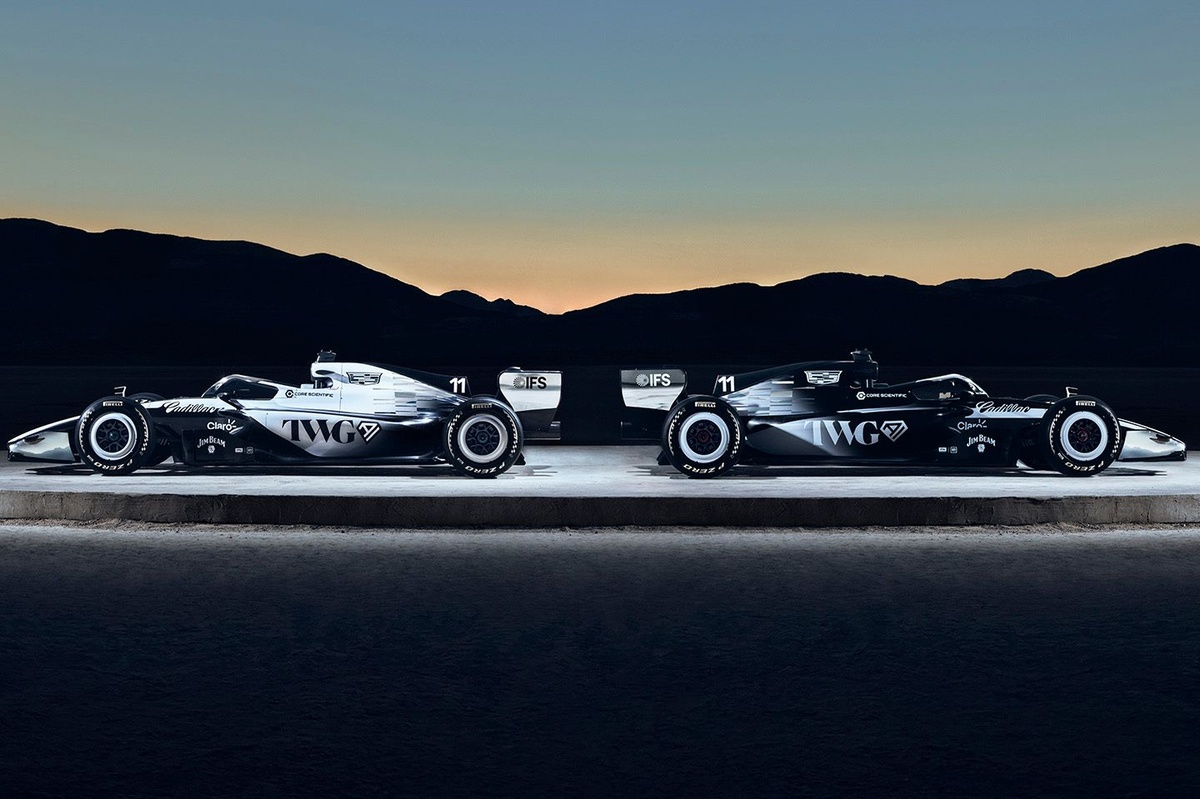 Cadillac reveals two-sided livery for its maiden F1 season
